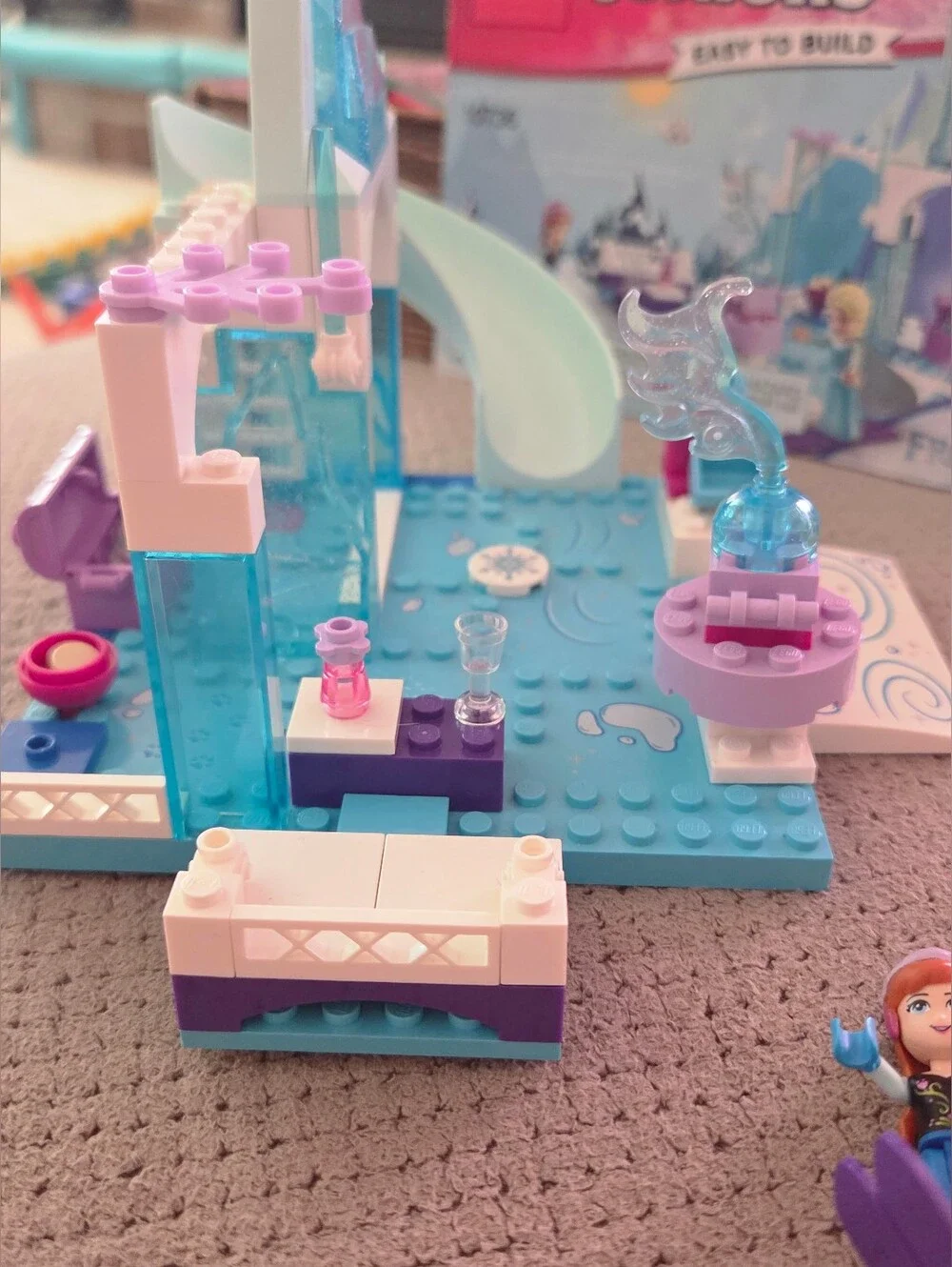 Lego 10736 Juniors Anna Elsa's Frozen Playground W/ Instructions 93% complete